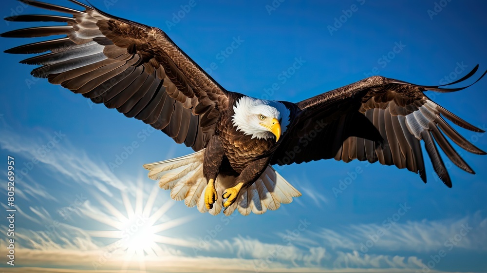 Obraz premium glisten eagle star