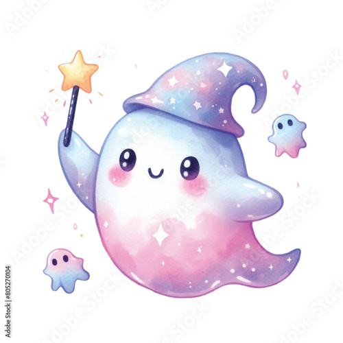 Magic Cute Ghost PNG