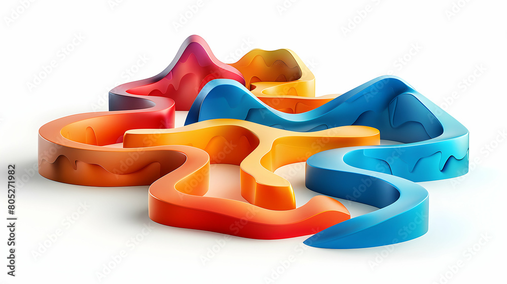 Pioneering Pathways Banner: 3D Flat Icons of Innovation, Business Wins, and Financial Growth on Isolated White Background Pioneering Pathways Banner: 3D Flat Icons of Innovation, Business Wins, and Financial Growth on Isolated White Background