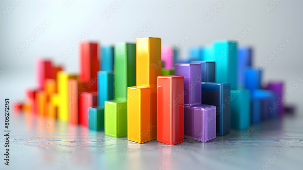 Abstract Spectrum of Business Strategies in 3D Flat Icons for Financial Growth and Innovation Abstract Spectrum of Business Strategies in 3D Flat Icons for Financial Growth and Innovation