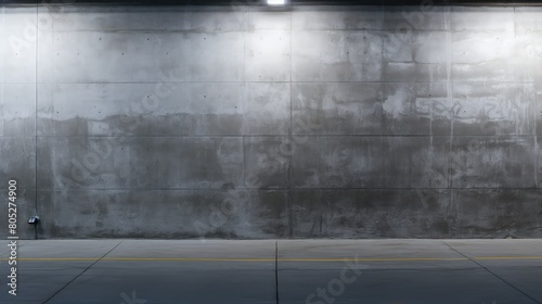 imposing gray concrete wall photo