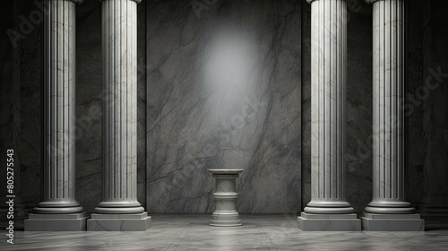 pillar silver marble texture photo
