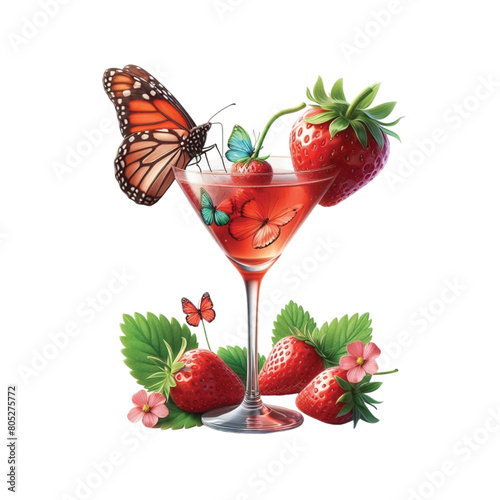 Strawberry Cocktail PNG
