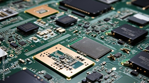 Obraz na płótnie pcb surface mount technology