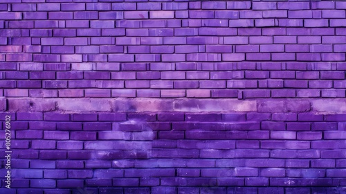 sky purple brick wall