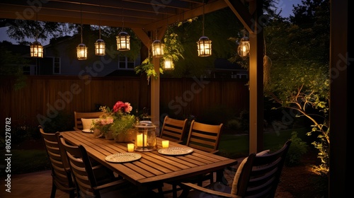glow outdoor backyard lights
