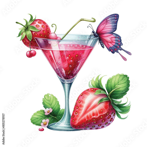 Strawberry Cocktail PNG