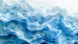 Abstract Blue Waves Texture Background