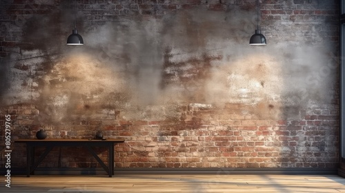 industrial blurred wall interior