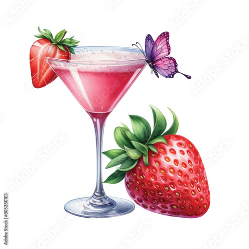 Strawberry Cocktail PNG