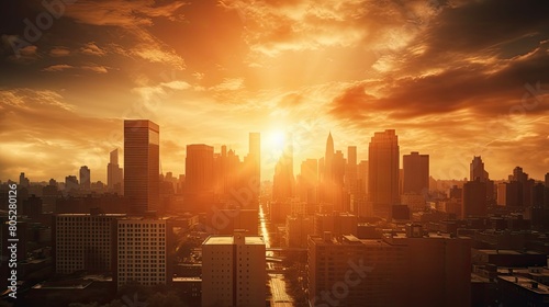 setting sun flare overlays © vectorwin
