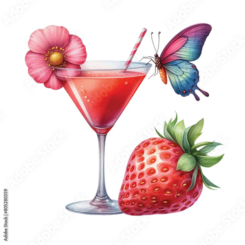 Strawberry Cocktail PNG