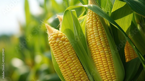 harvest field corn background