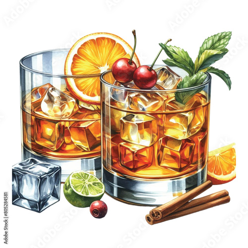 Whiskey Cocktails PNG
