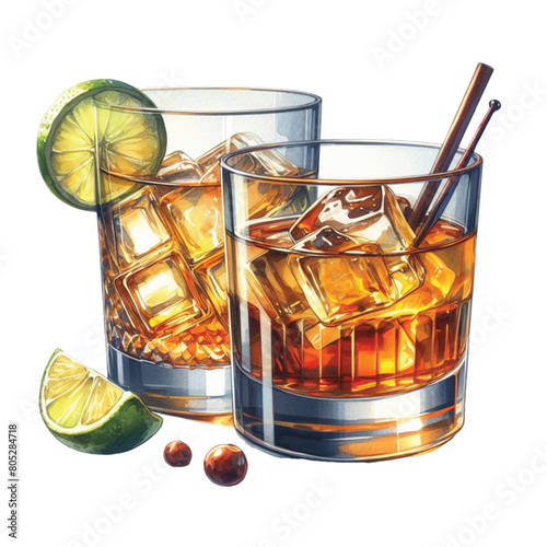 Whiskey Cocktails PNG