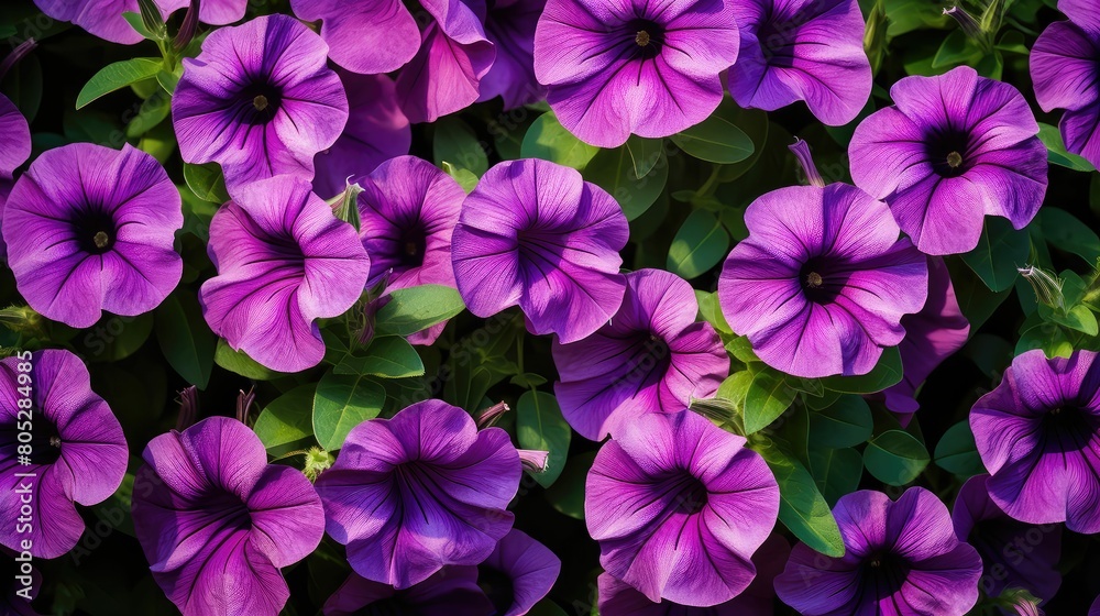 cluster purple petunia cluster purple petunia