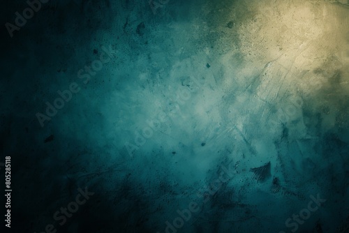Olive aquamarine grainy color gradient background glowing noise texture cover header poster design