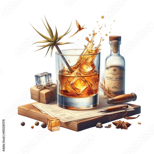 Whiskey Cocktails PNG