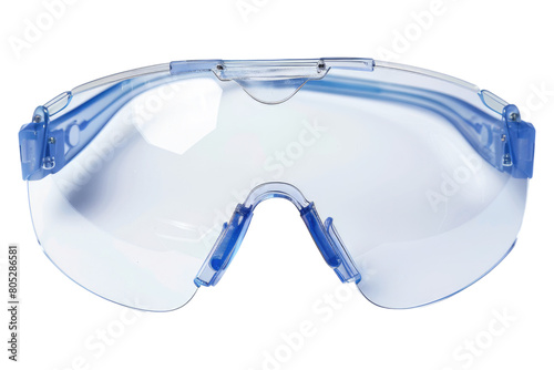 Safety glasses work place isolated on transparent background