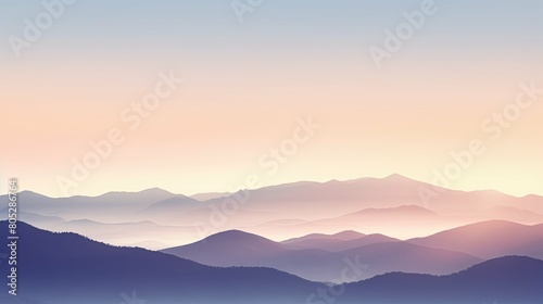 mountain sun gradient