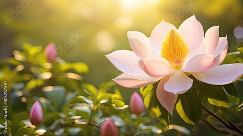 petals pink magnolia flower