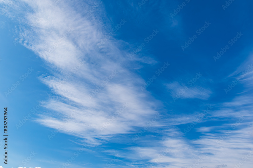 青空と靡く雲 青空と靡く雲