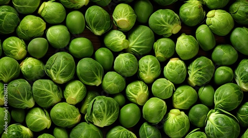 colorful brussels sprouts illustration photo