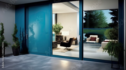 sleek modern home interior door