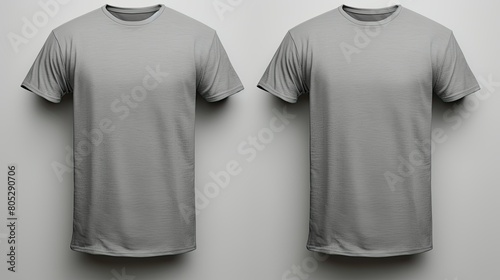 emplae grey t shirt template