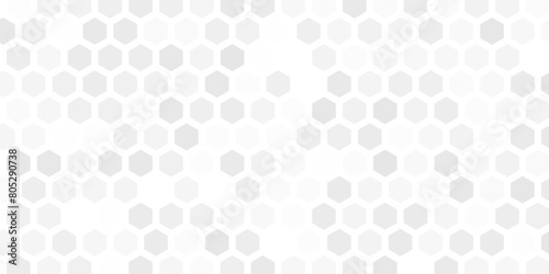 Abstract. Embossed Hexagon , honeycomb white Background ,light and shadow ,Vector, white abstract background 3d rendering.