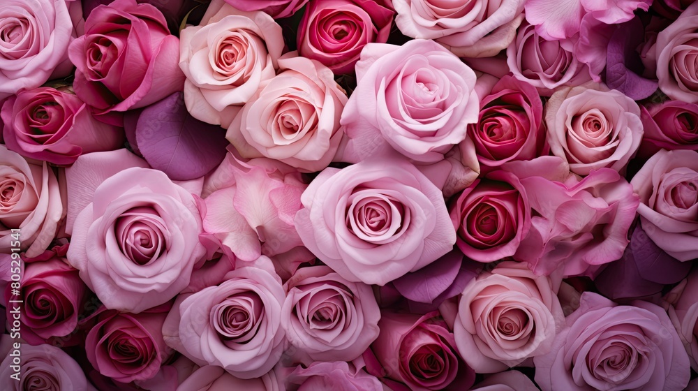 magenta pink roses