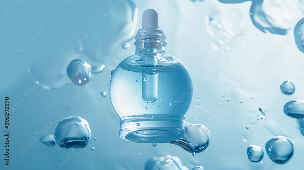 water drop on blue water drop on blue