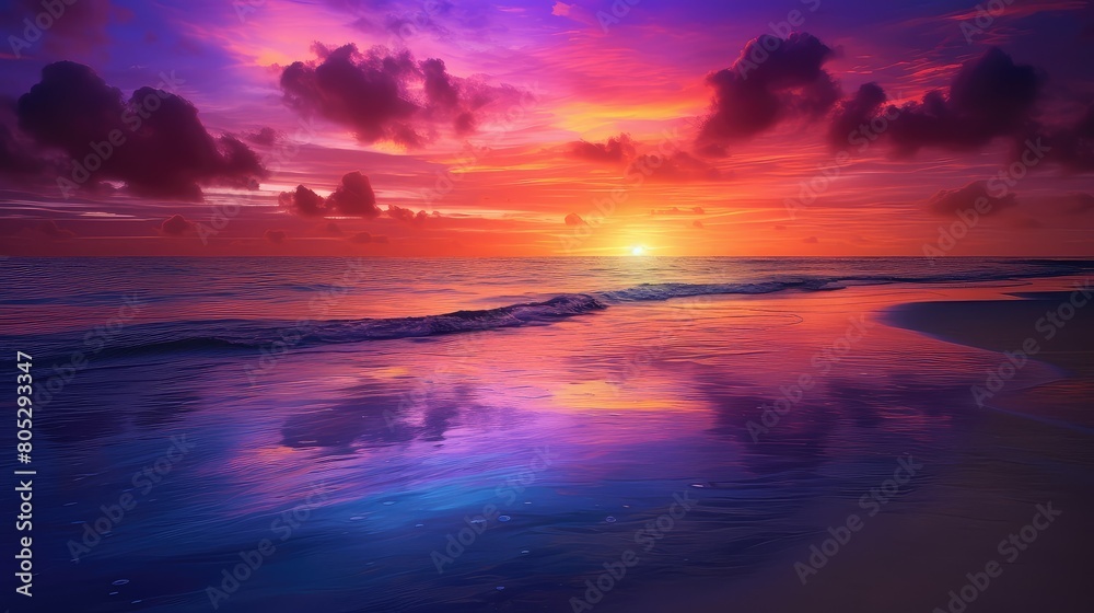 Fototapeta premium hues neon purple