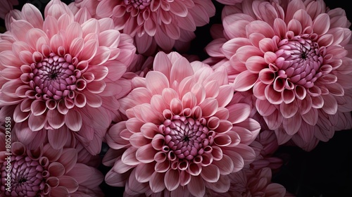 petals chrysanthemum pink In the second photograph © vectorwin