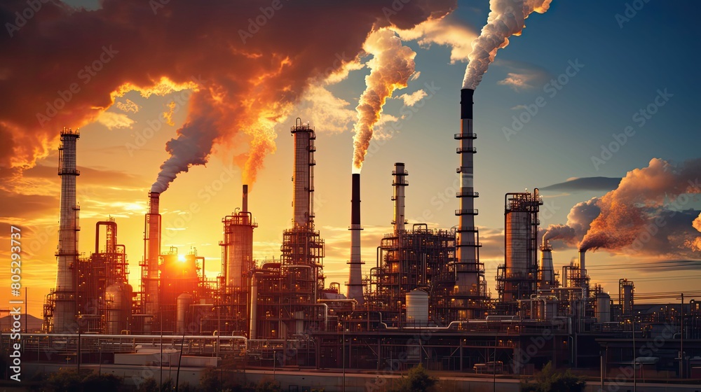 illuminated refinery oil industry illuminated refinery oil industry