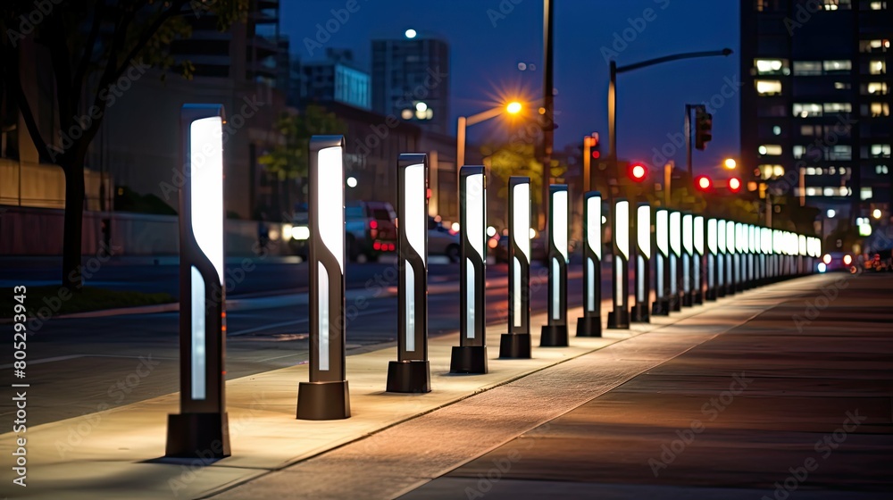 custom made wallpaper toronto digitalglow row of lights