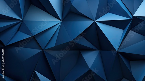 interconnected dark blue geometric background