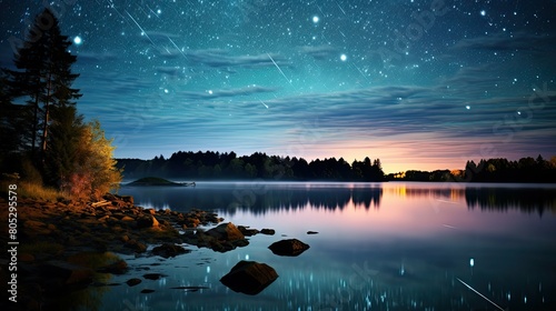 meteor shooting star background photo