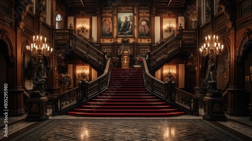 grand blurred castle interiors © vectorwin