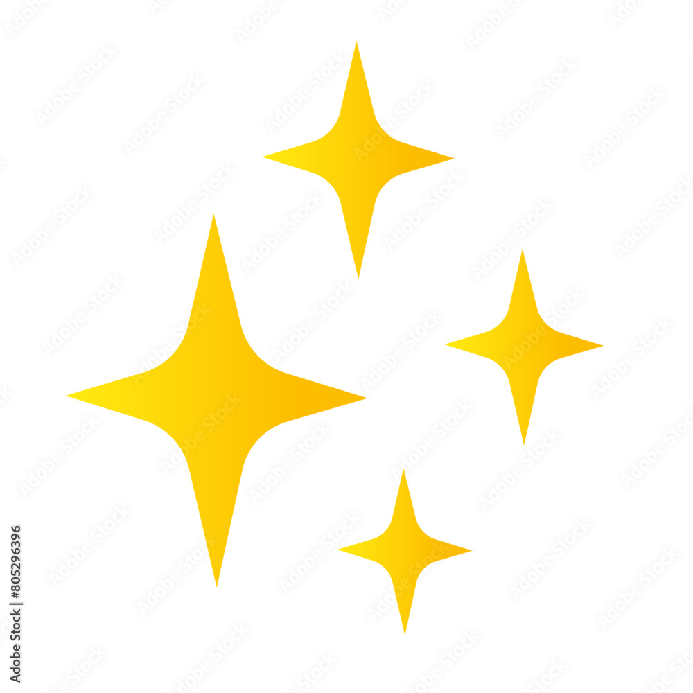 Generate or Gen AI Icon. Sparkles Stars Icon. Golden and yellow star emoji isolated Generate or Gen AI Icon. Sparkles Stars Icon. Golden and yellow star emoji isolated