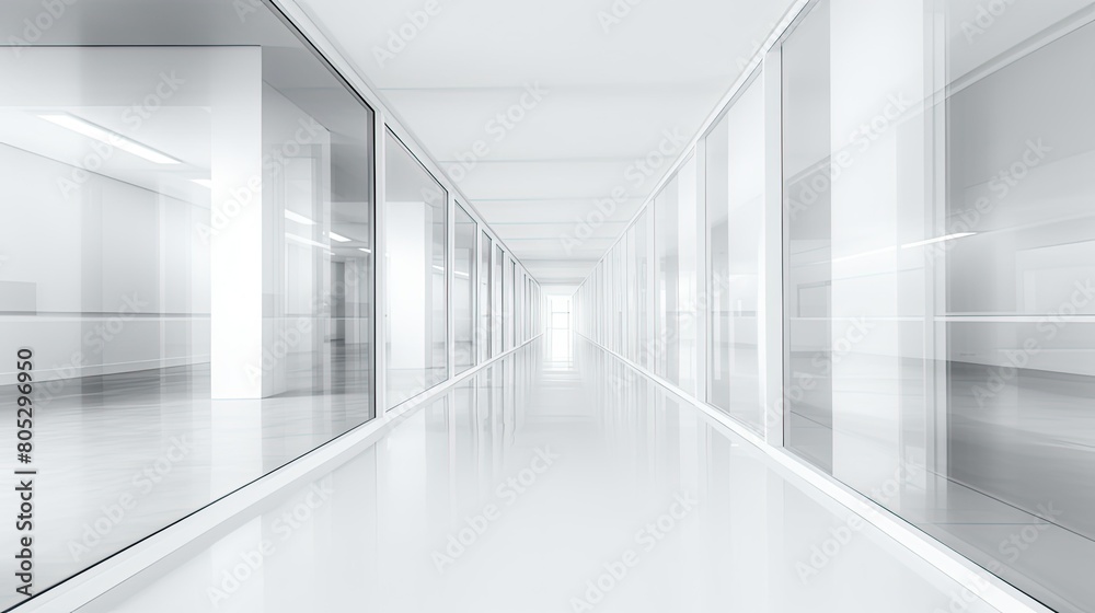 corridor blurred hallway interior corridor blurred hallway interior