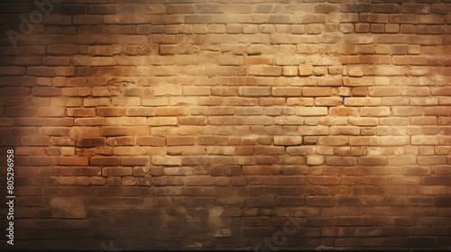 illuminating brick wall with light