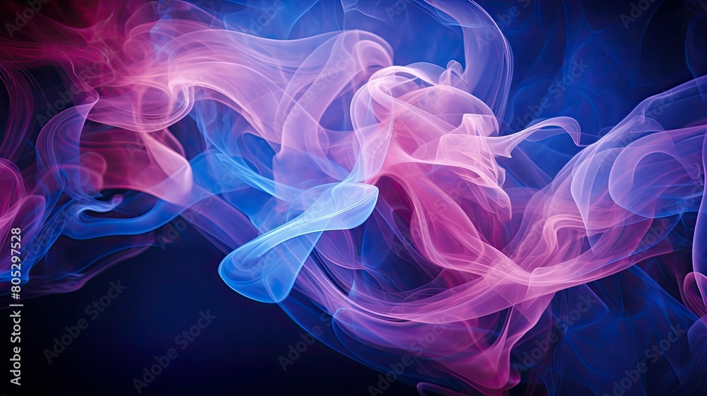 harmony blue pink smoke
