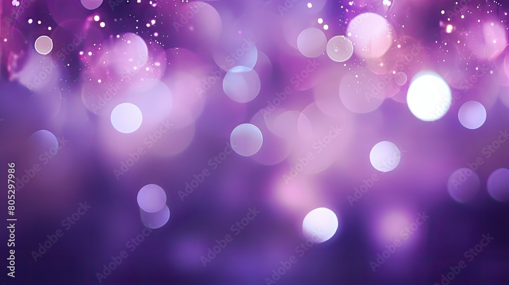 magical purple bokeh background
