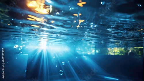 ambiance pool lights © vectorwin