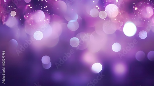 magical purple bokeh background