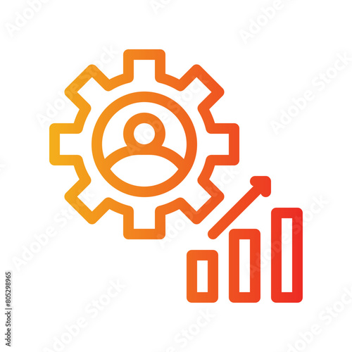self development gradient icon