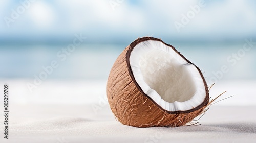 tropical beauty coconut background