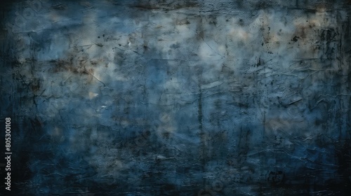 cracked dark blue grunge background