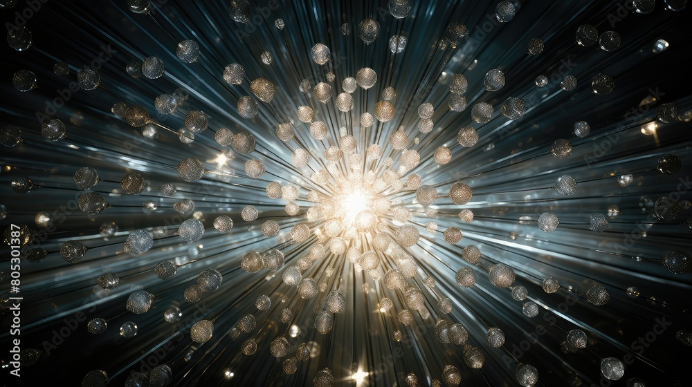 Obraz premium light star flourish